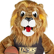 Roary Mascot with Basketball
