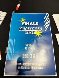 De-Stress Fest Signage