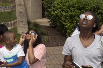 Two eclipse viewers.
