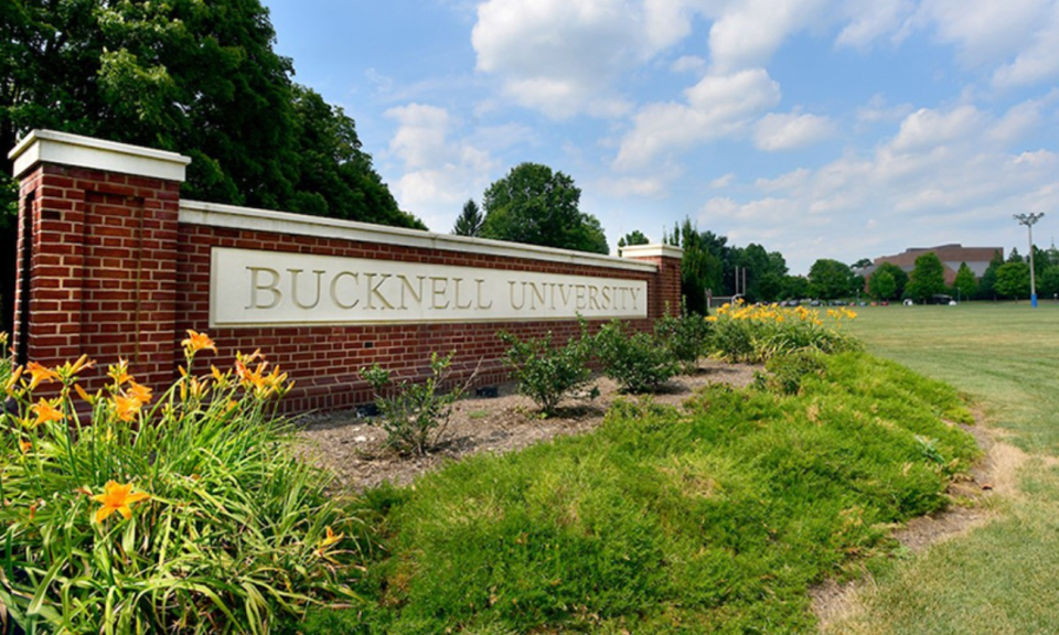 Picture of Bucknell University sign