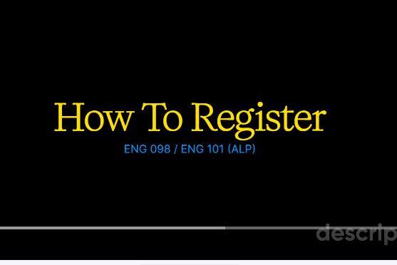 How to register for Accelerated Learning Program English 